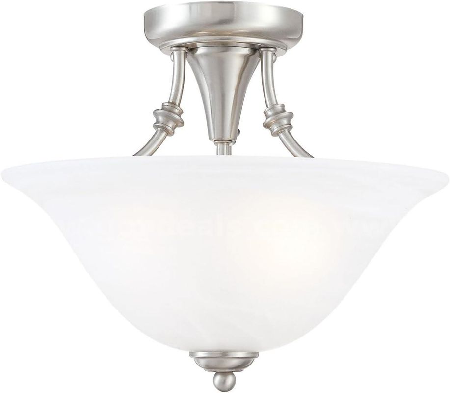 Brand New - Hardware House 544676 Bristol 2-Light Semi-Flush Ceiling Fixture - Shipping Available