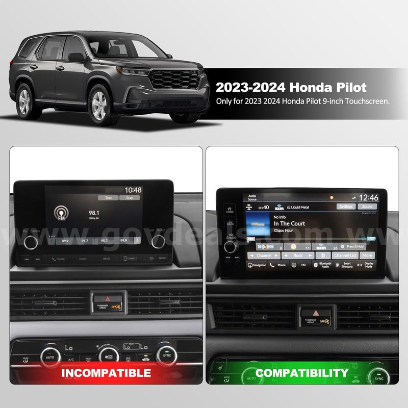Brand New -Lot of 2 Honda Pilot Center Console Screen Dashboard Organizer, for 2023 2024 2025- Shipping Available