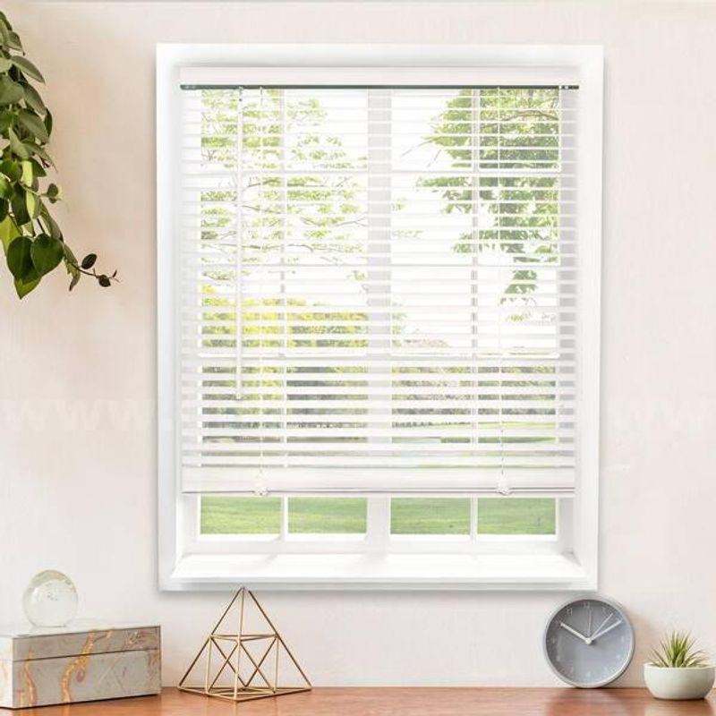 Brand New - 2PCS - Blinds Giant, 1" Cordless Mini Blind 42"(W) X 84"(L), White - Shipping Available