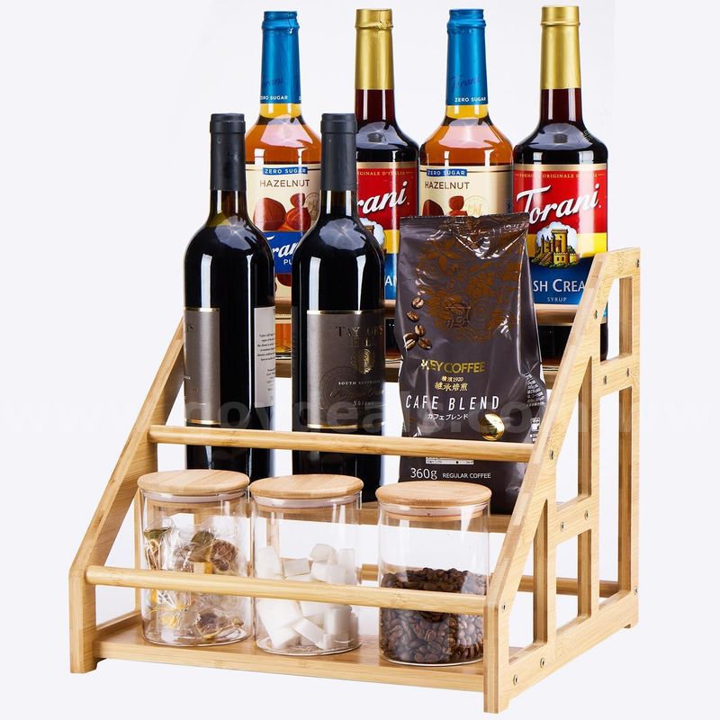 Brand New - Bamboo 3-Tier Rack Organizer, Natural - Shipping Available