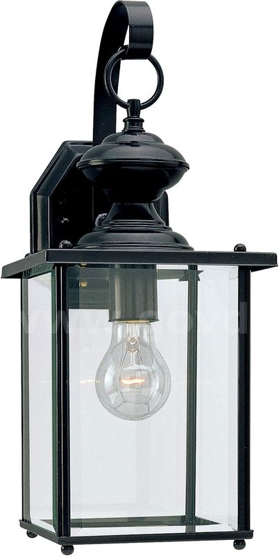 Brand New - Jamestowne 1- Light, Outdoor Wall Lantern Outside Fixture, Black - Shipping Available