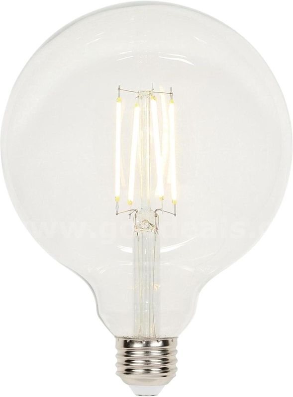 Brand New - 2 Pack - Dimmable Clear Filament LED Light Bulb, Medium Base - Shipping Available