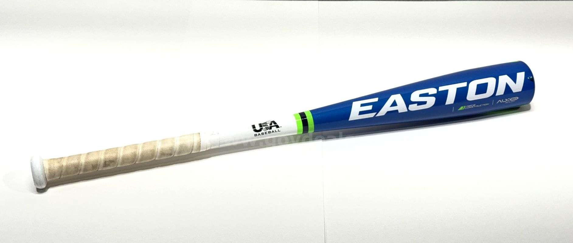 Used Easton Speed YBB22SPD10 27/17 -10 USA 2 5/8 Bat - Royal Blue/White/Neon Green
