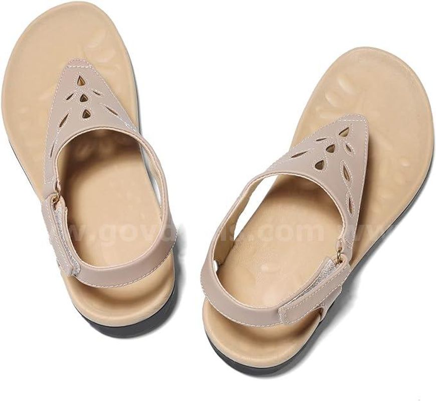 Brand New - Womens Arch Support Sandals Orthotic, Beige, Size 8.5 - Shipping Available