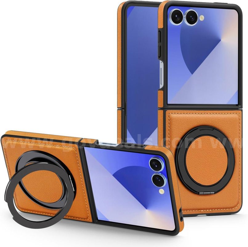 Brand New - Magnetic Case for Samsung Galaxy Z Flip 7 Compatible with MagSafe, Brown - Shipping Available
