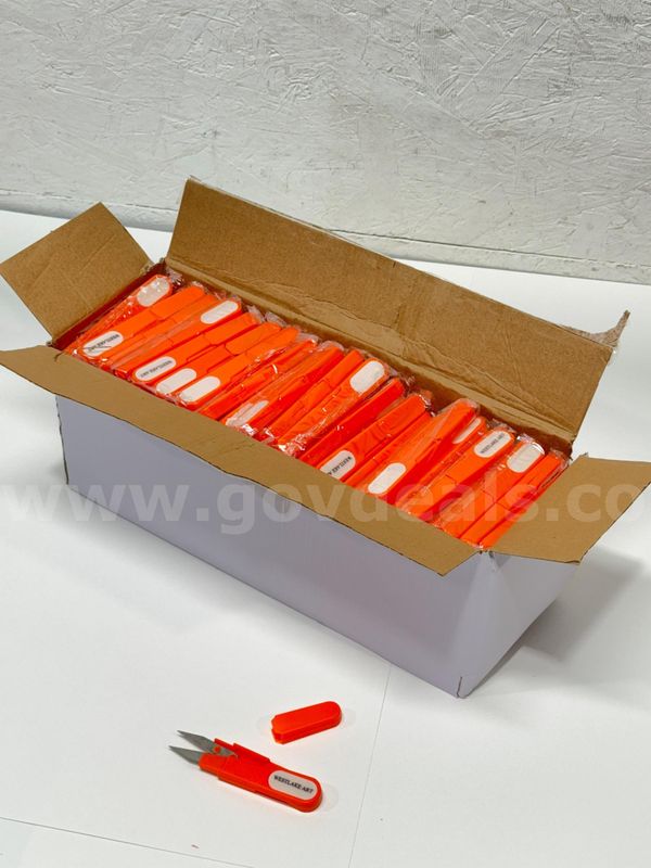 Brand New - Lot of 200 Westlake Art Yarn Scissors, Orange - Shipping Available