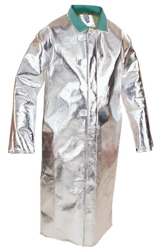 Brand New - 50 Inch Aluminized Carbon/Kevlar Coat, Size XL - MSRP $500 - Shipping Available