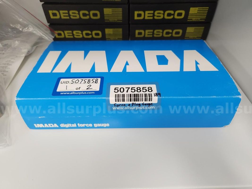 Imada Force Gauge and Plug Gages