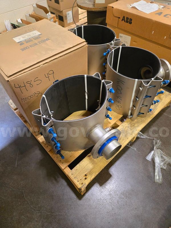 Saddle Service, 14" X 4" Stainless Steel Flange Tapping Sleeve, Smith Blair #665-15300400-000 (4)