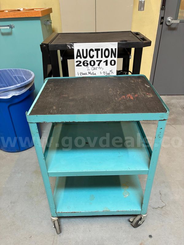 Misc. Media cabinet w/wheels Lot of 2
