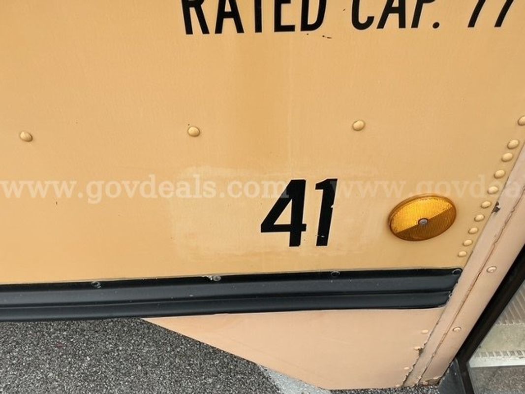 Bus 41 - 2006 Blue Bird Vision School Bus – Caterpillar Diesel – Starts & Lot Drives (Not Roadworthy)
