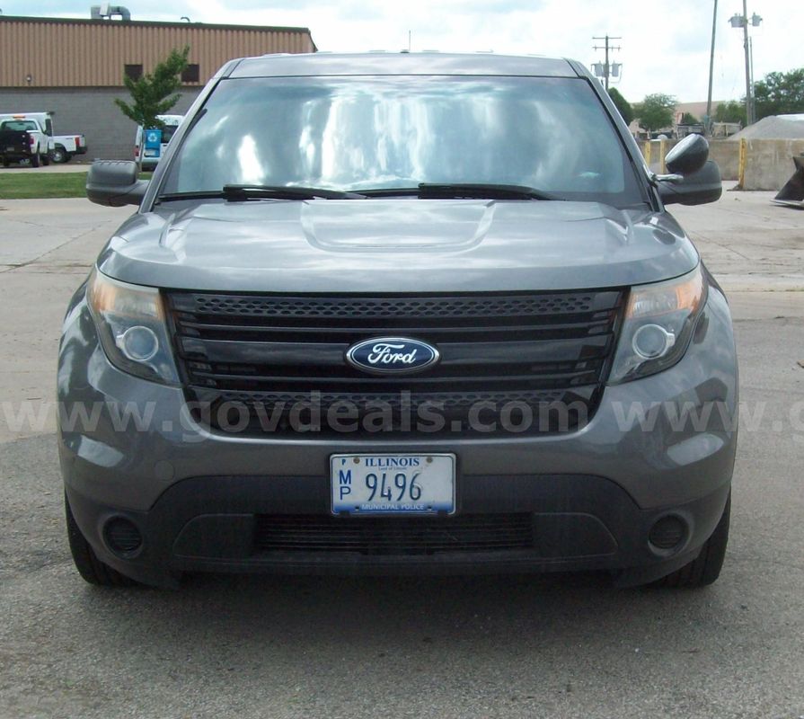 Gray 2013 Ford Interceptor SUV