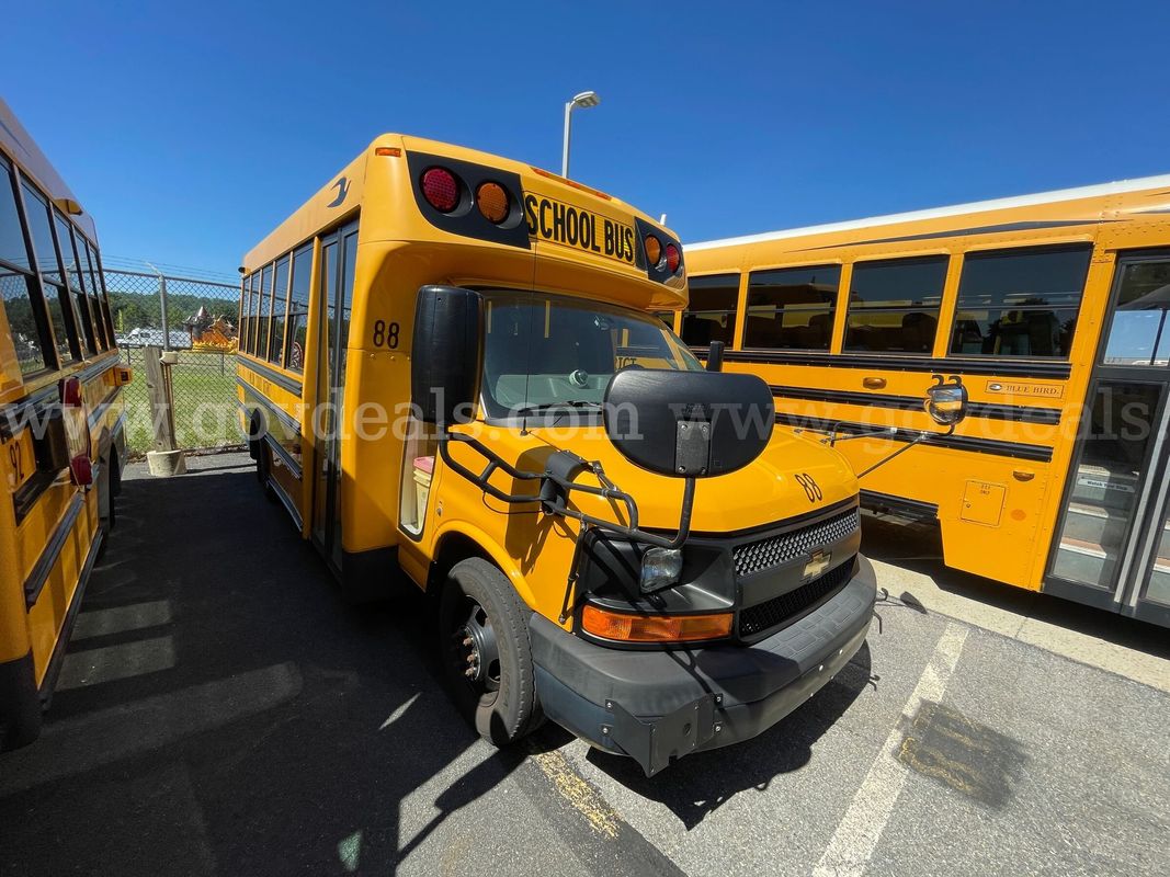 2015 Chevrolet Express 20 Passenger Micto Bird School Bus / Low Mileage