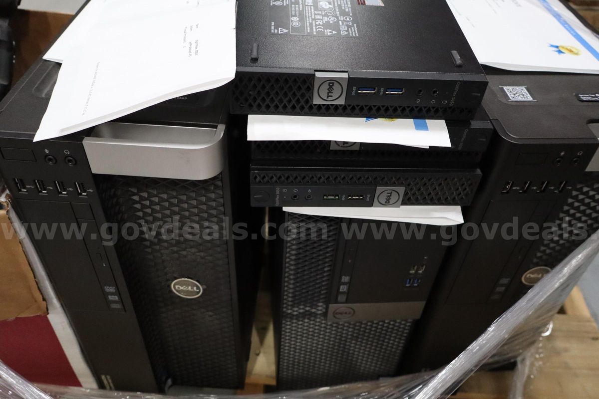 1 lot = 5 DELL VARIOUS COMPUTERS