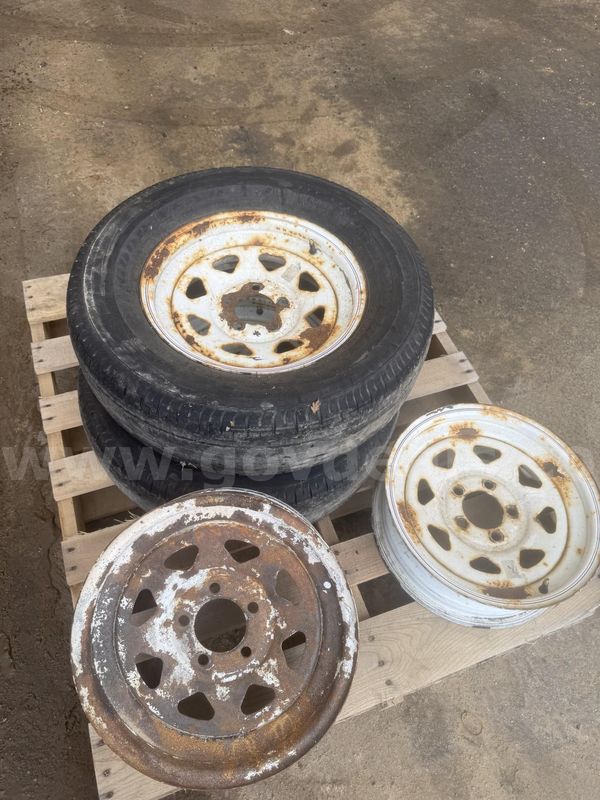 LOT of 4 Trailer Rims