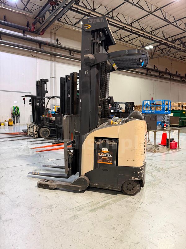 Crown RR5200 Stand Up Reach Electric Forklift