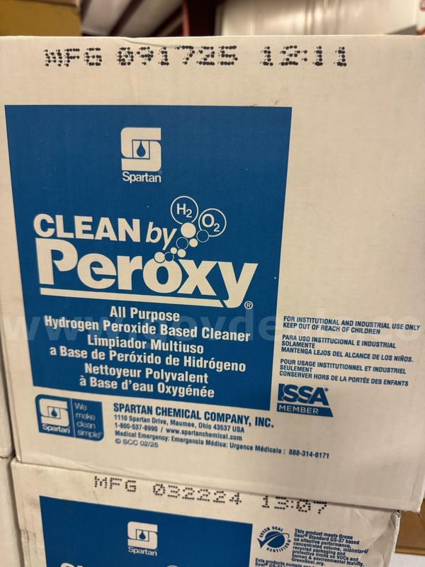 4 Cases - Spartan Chemical - Clean by Peroxy