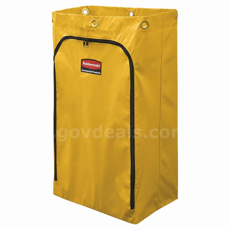 5 - Rubermaid Zippered Front Cleaning Cart Bag