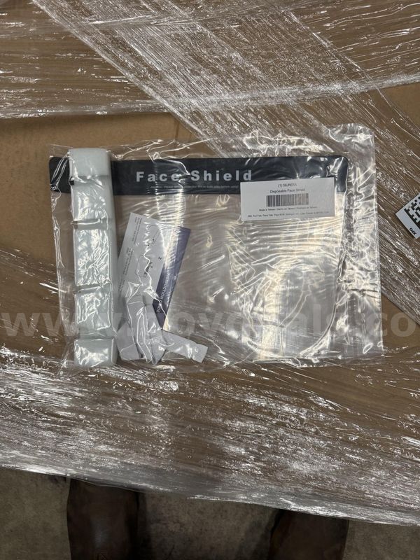 2 cases of disposable face shields - 300 each per case