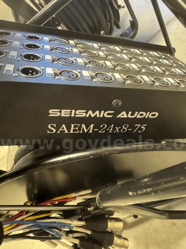 Seismic Audio 24 Channel Snake - SAEM-24X8-75