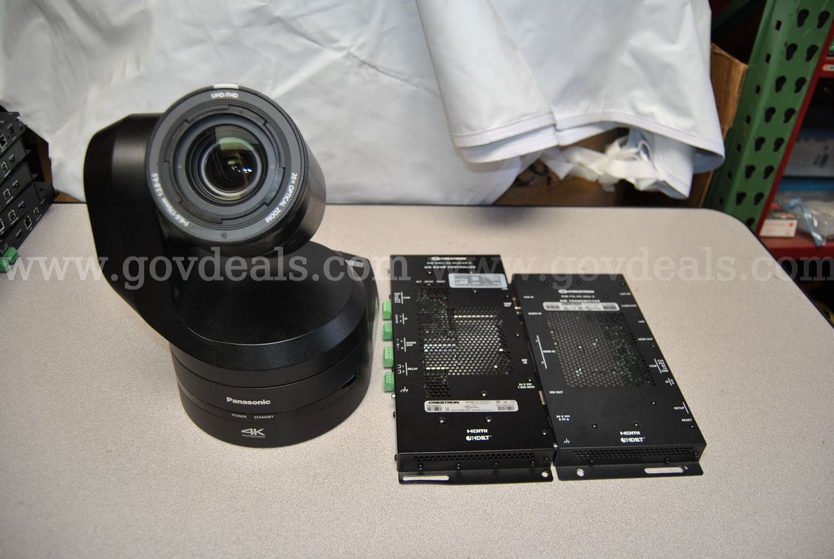COSD - Panasonic Professional PTZ Camera & Creston AV Equipment Lot