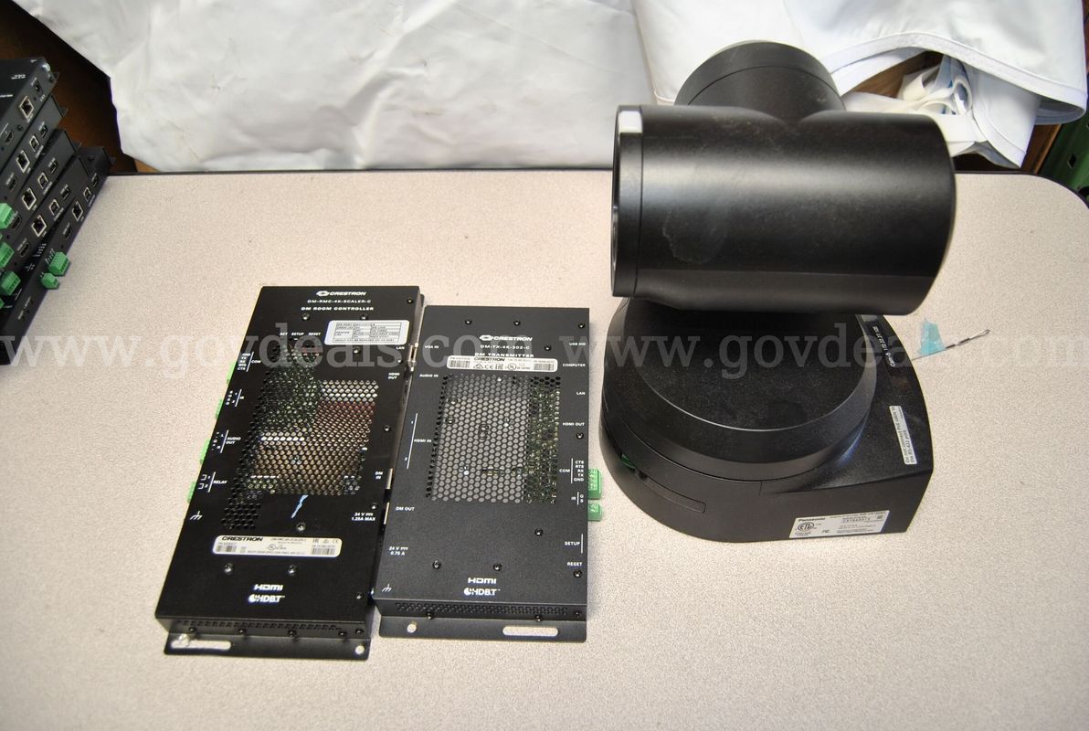COSD - Panasonic Professional PTZ Camera & Creston AV Equipment Lot
