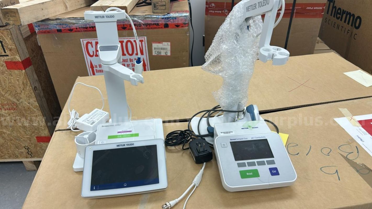 5 pcs., Mettler Toledo PH/Ion Meter and PH/Conductivity Meter