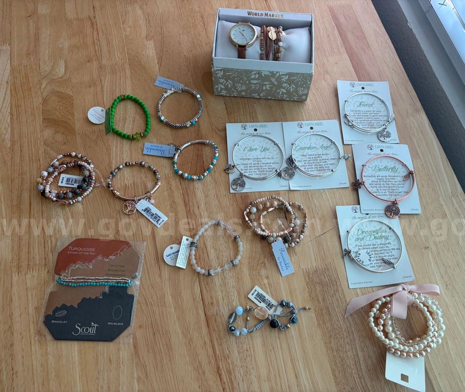 TiDDRs: LOT of Bracelets (and one watch), all seemingly new with tags.