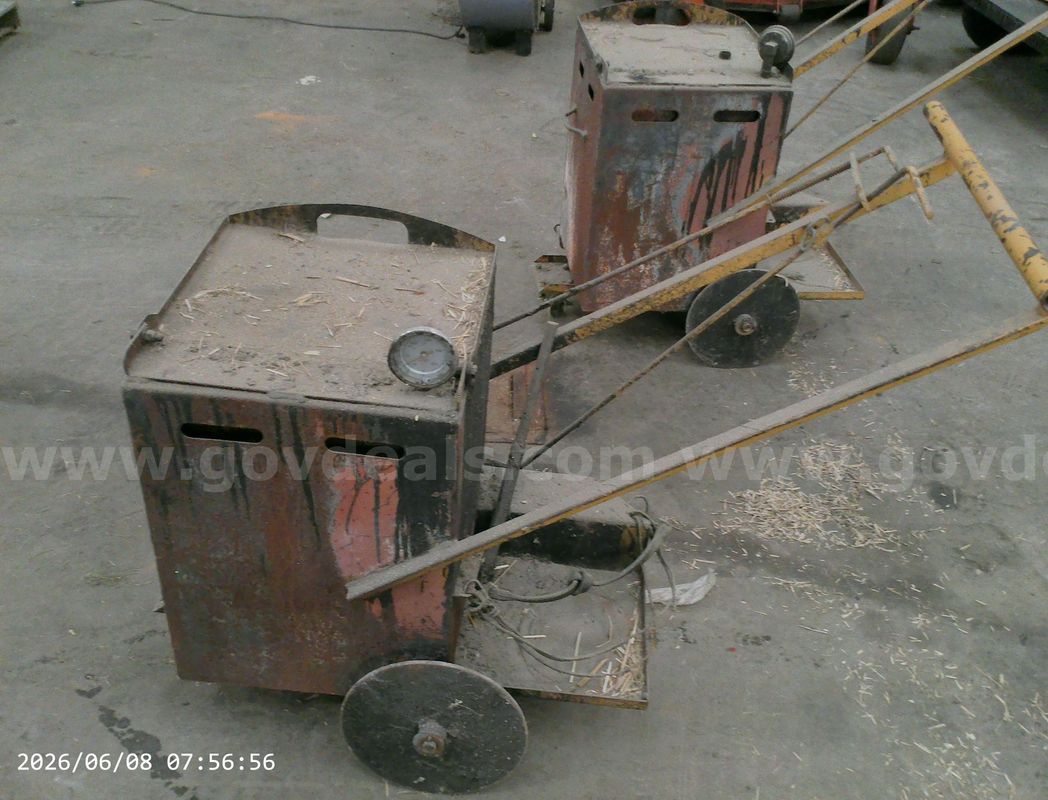 (2) Asphalt Crack Sealer Machines and Sealant