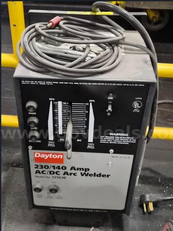 Dayton 230/140 Amp AC/DC Arc Welder