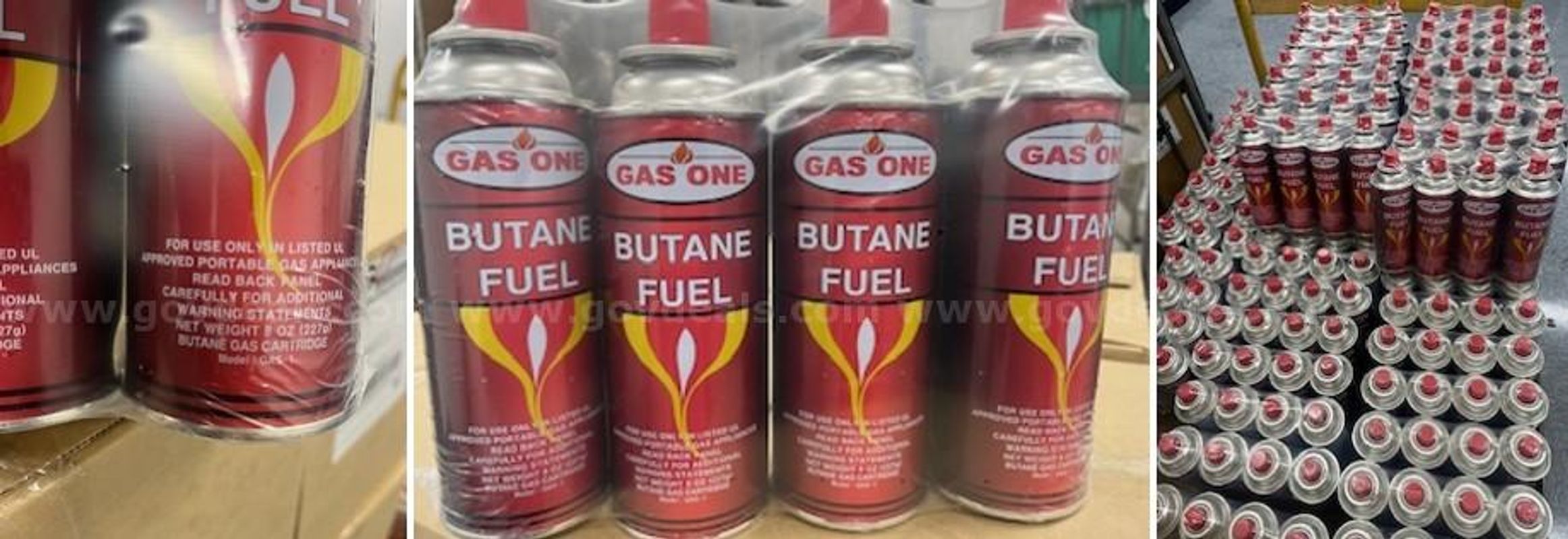 Butane Fuel, Lot of 204 cans