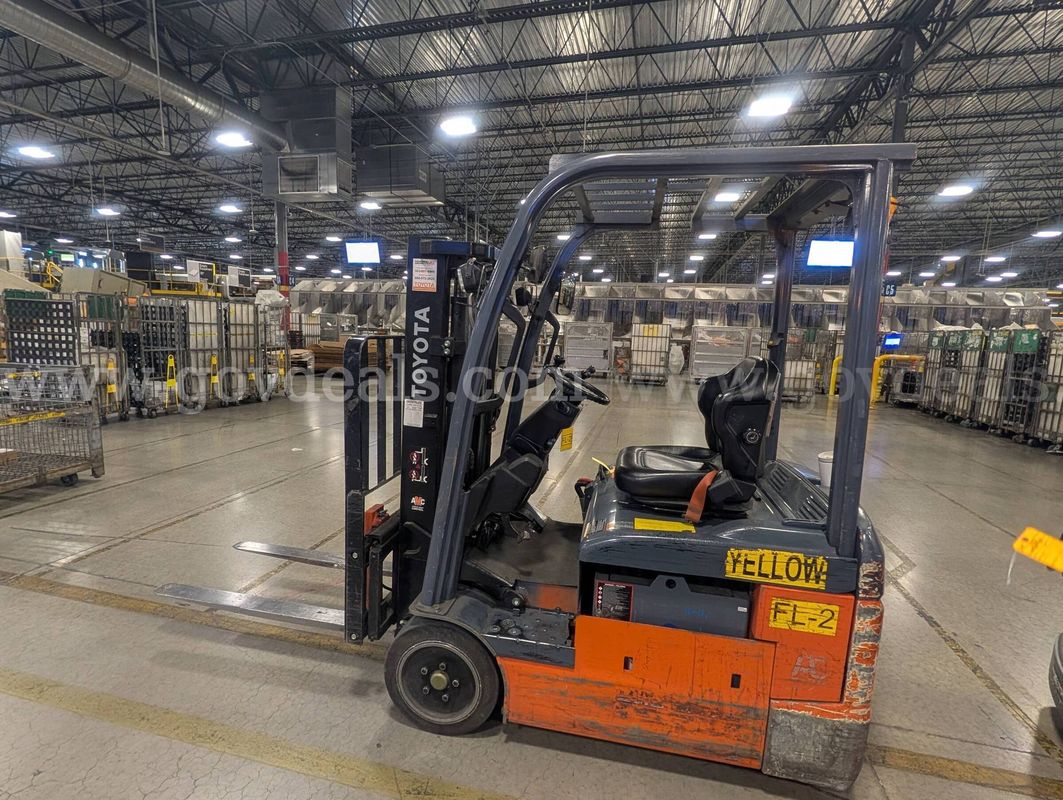 Two Toyota Electric Forklift Trucks (FL2&FL4) (Serial#14196 & 14208) (CP# 2154979 & 2155978)