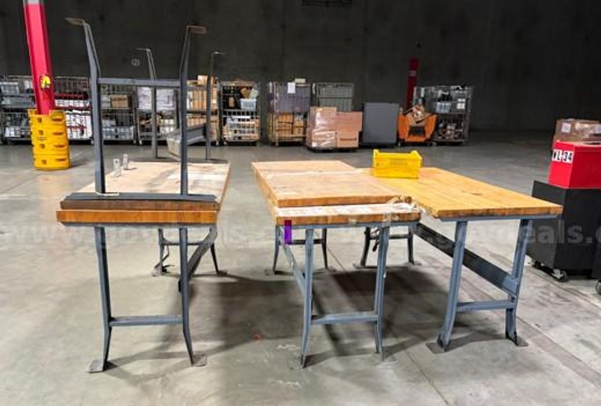 Industrial Equipment- (4) Work Tables