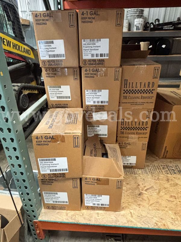 Surplus – Lot of Explorer Floor Finish & Hillyard Foaming Hand Sanitizer