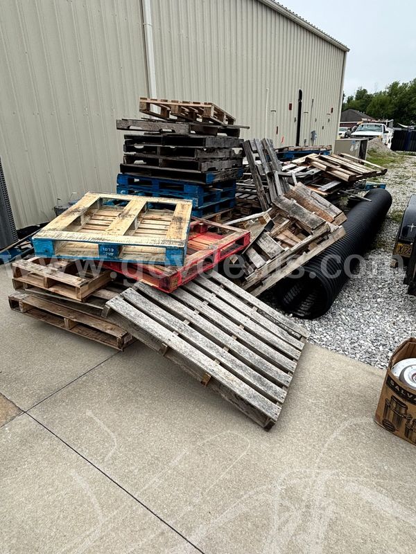 Surplus – Lot of Mixed Wooden Shipping Pallets (Approx. 40–50)