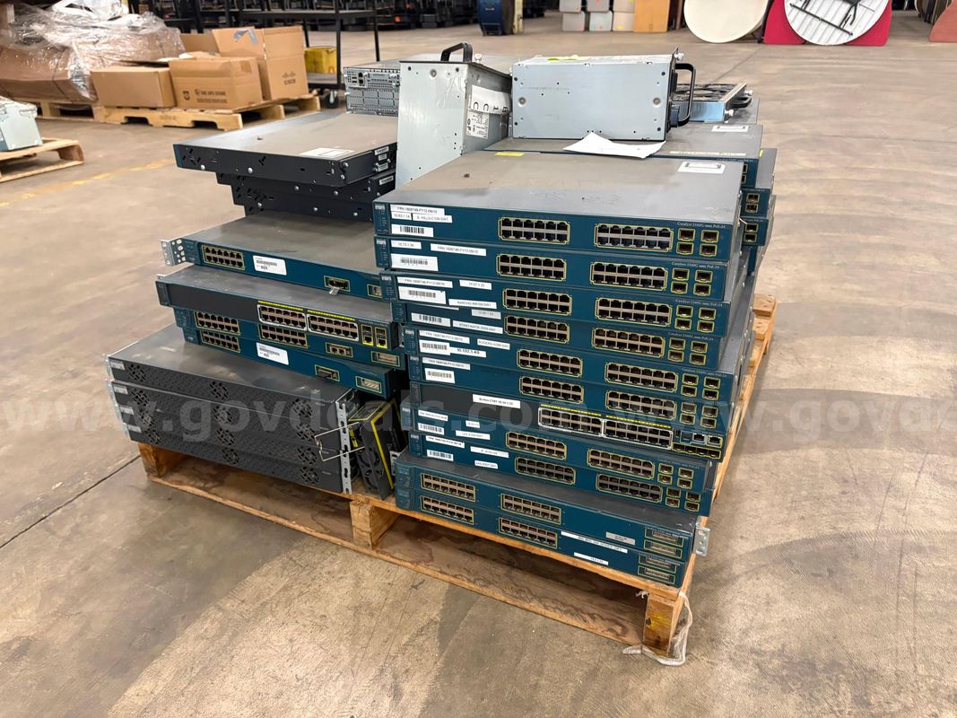 Cisco switches, voice gateways, power supplies -mixed