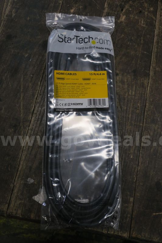 Lot Of (9) Startech Hdmi Highspeed Cable 15ft Model: Hdmm15- New In Box!