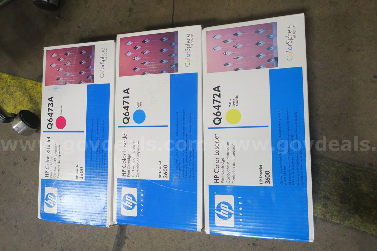 Lot Of (10) Assorted Hp Color Laser Jet Print Cartridge- New In Box!