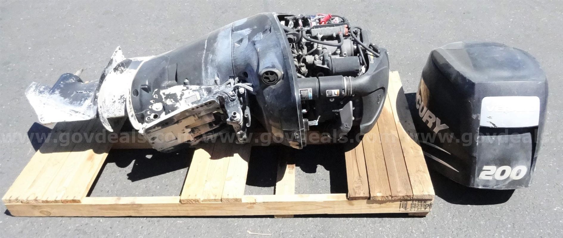Lot of (4 ) used Mercury Boat Motors
