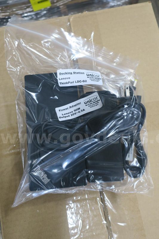 Lot Of (100) Assorted Lenovo Docking Stations W/ Power Adapters- Tested!
