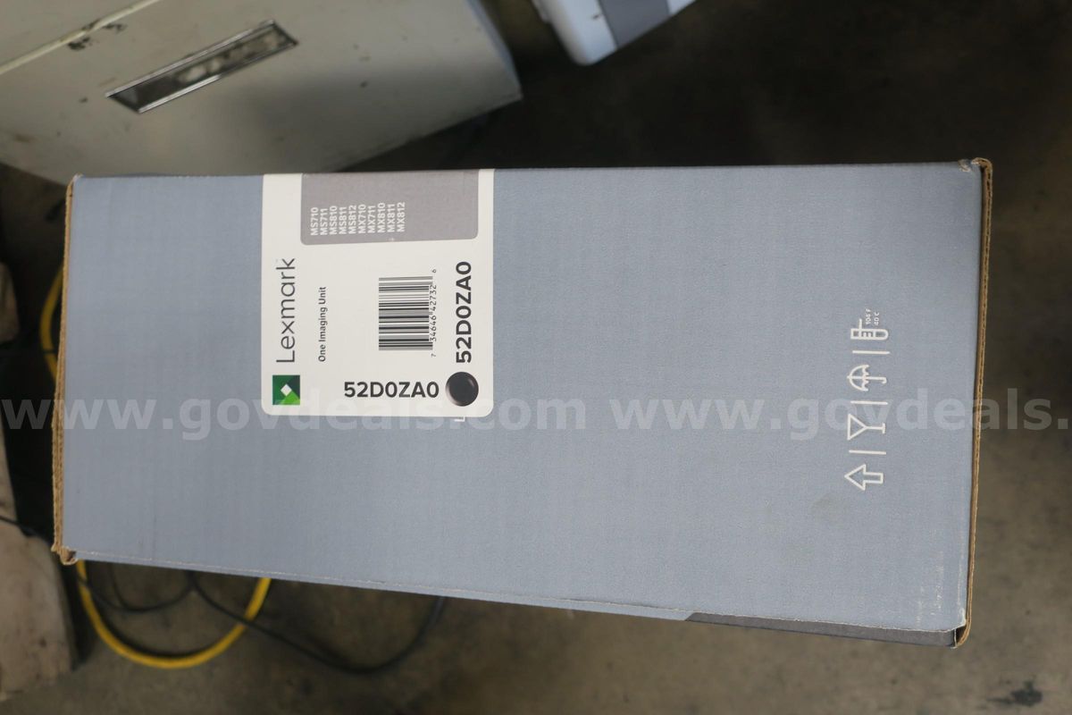Lot Of (3) Lexmark Black Imaging Unit Model: 52d0za0- New In Box!