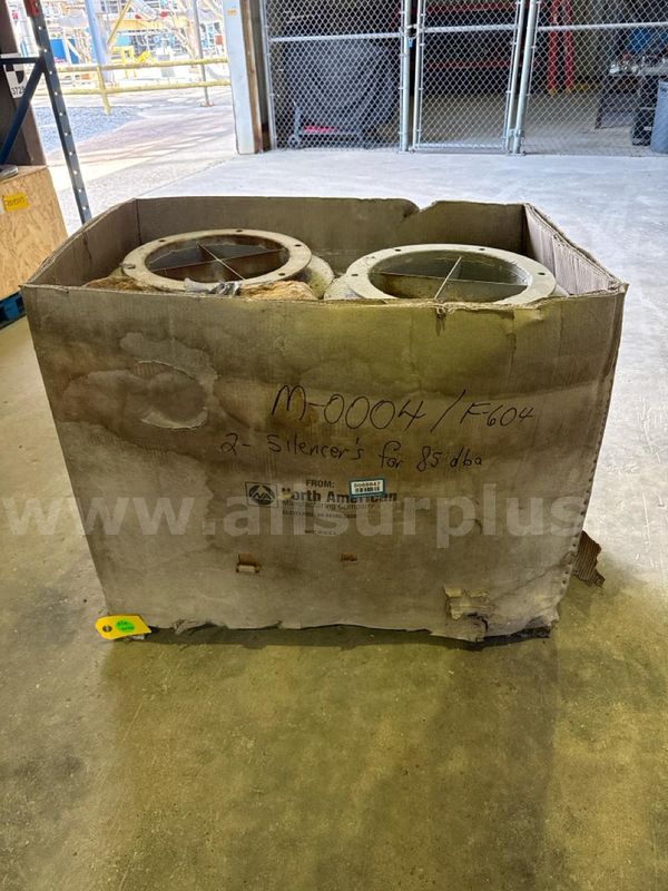 Silencer, North American Manufacturing, 2936V-6200S2, 6200 cfm, Qty 2