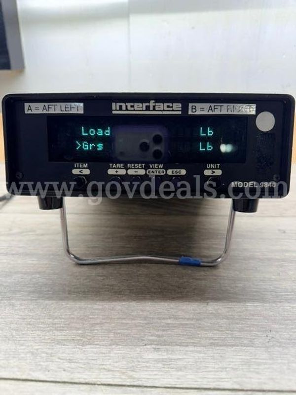 Interface 9840 Load Cell Indicator Unit