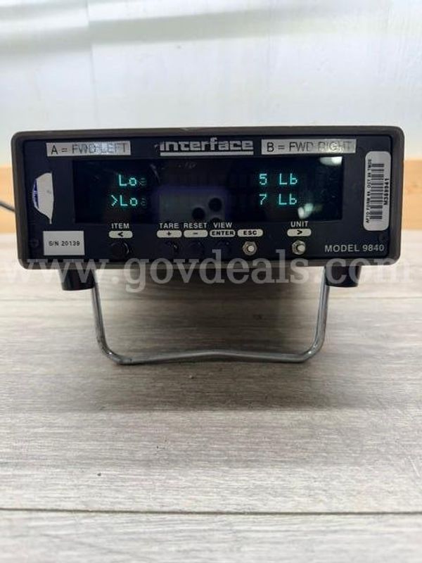 Interface 9840 Load Cell Indicator Unit