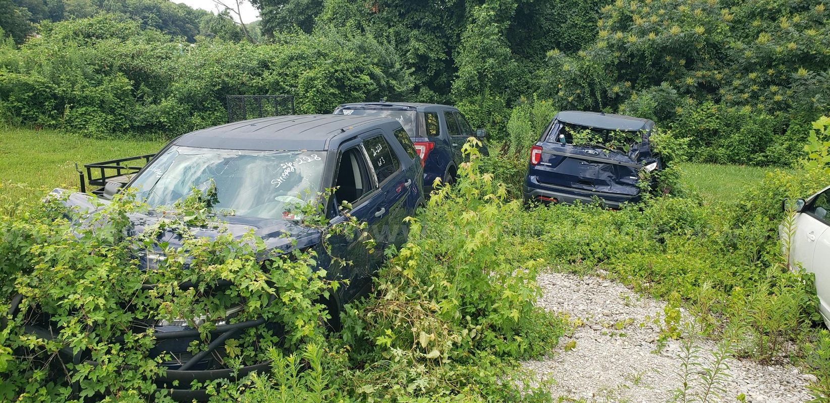 3 Wrecked 2018 Ford Explorer