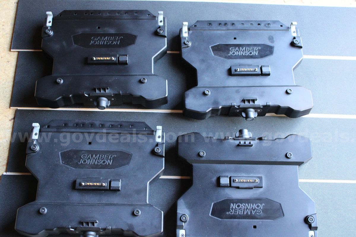 Lot of (5) Gamber Johnson computer mounts