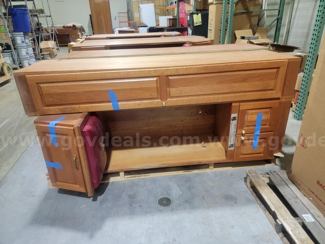Wooden Lockers with Seating