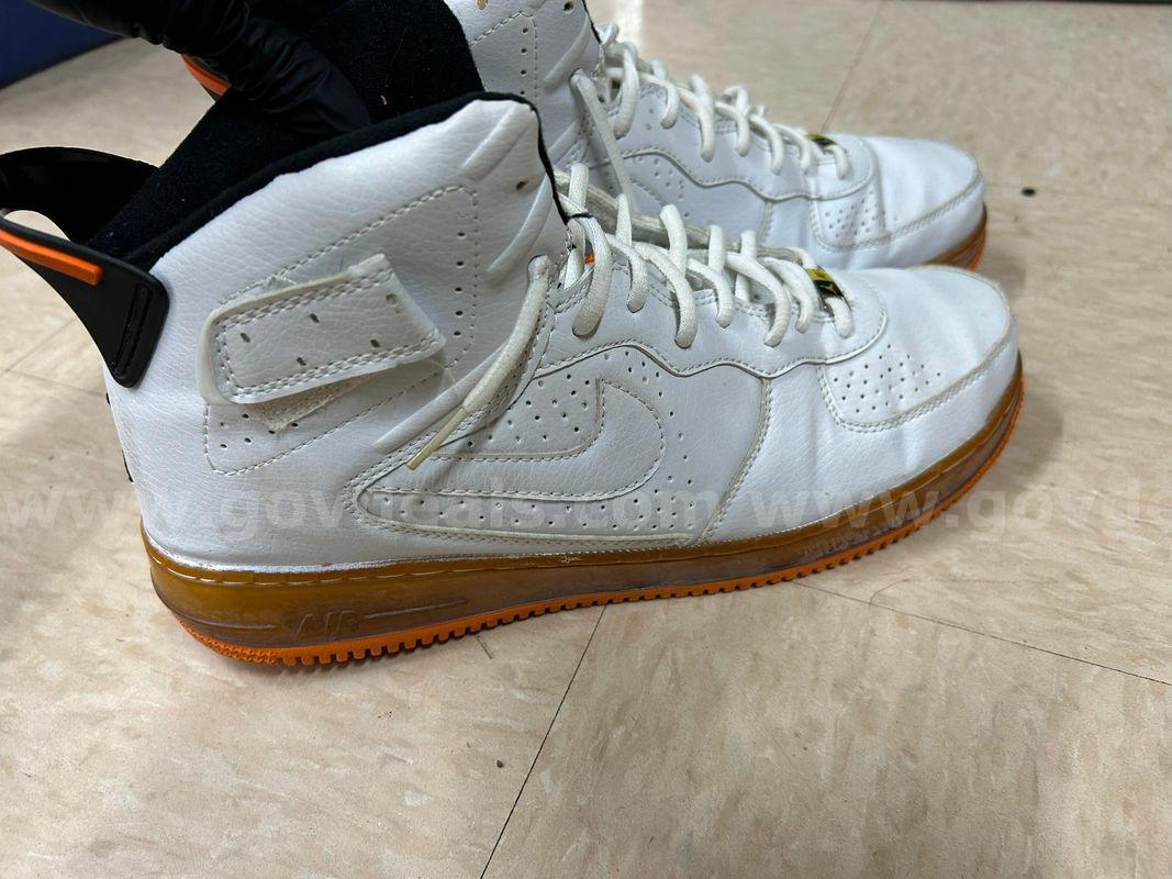 Nike Air Jordyn white/orange/black mens shoes size 11.5 US