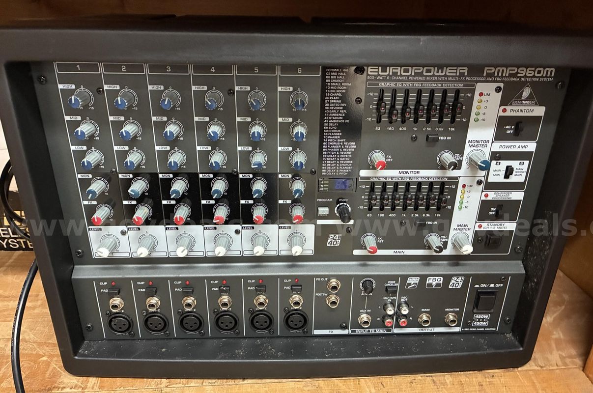 Behringer Europower PMP960M Mixer - Choir Room
