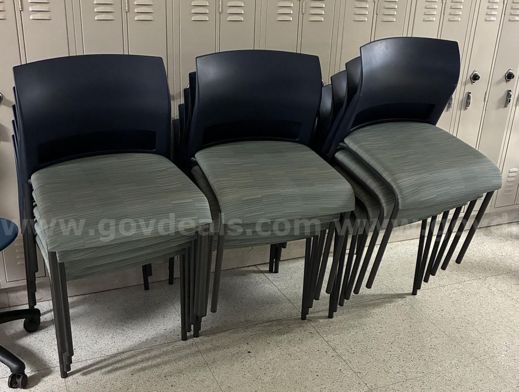 Blue Striped Chairs